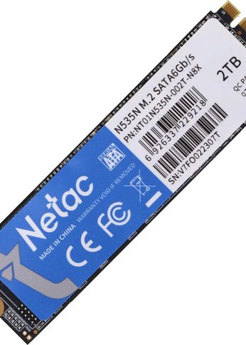 Накопитель SSD 2Tb Netac SATA-III NT01N535N-002T-N8X N535N M.2 2280