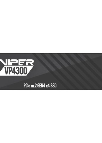 Накопитель SSD 2Tb Patriot PCI-E x4 M.2 2280 Viper VP4300 NVMe 3D NAND Скорость записи 6800 Мб/сек. Скорость чтения 7400 Мб/сек. TBW 2000 Тб VP4300-2T