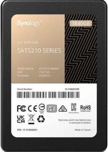 Накопитель SSD 3.84Tb Synology SATA-III 6Gb/S SAT5210-3840G