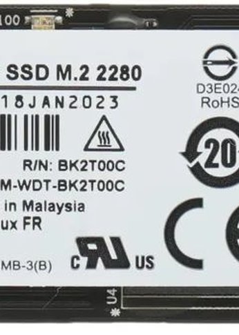 Накопитель SSD 4TB WD Red SN700 M.2 2280 NVMe