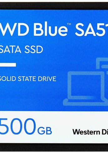 Накопитель SSD 500Gb WD SATA-III SA510 BLUE WDS500G3B0A