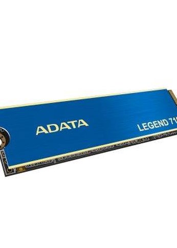 Накопитель SSD 512Gb A-Data PCI-E x4 M.2 2280 Legend 710 NVMe 3D NAND Скорость записи 1600 Мб/сек. Скорость чтения 2400 Мб/сек. 3.13mm TBW 130 Тб Врем