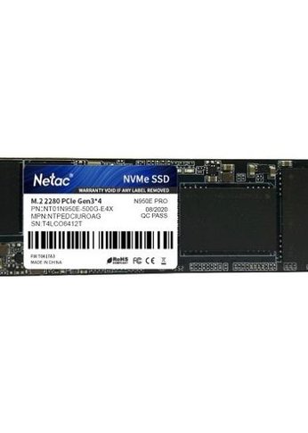 Накопитель SSD 512Gb Netac M.2 2280 NT01N930ES-512G-E2X