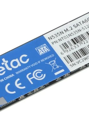 Накопитель SSD 512Gb Netac SATA-III NT01N535N-512G-N8X N535N M.2 2280