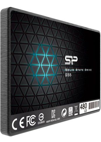 Накопитель SSD Silicon Power SATA III 480Gb SP480GBSS3S55S25 Slim S55 2.5"