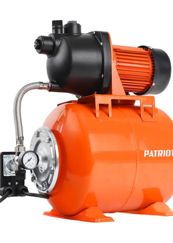 Насосная станция Patriot PW 800-20 P, пластик, 20 л, 800 вт.