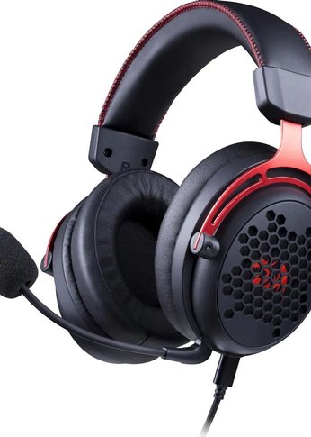 Наушники Defender Diomedes USB, звук 7.1, легкий, черные Redragon