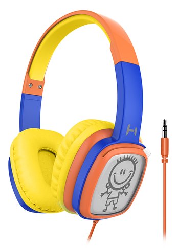 Наушники Harper KIDS HN-302 Orange-Blue проводные