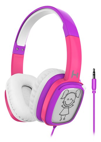 Наушники Harper KIDS HN-302 Pink проводные