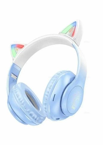 Наушники Hoco (6931474795861) W42 Bluetooth 5.3 Blue