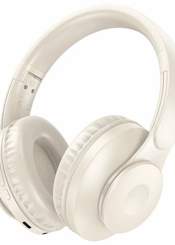 Наушники Hoco (6942007601214) W45 Bluetooth 5.3 Milky White