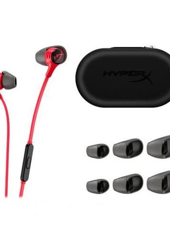 Наушники HyperX Cloud Earbuds II Red, проводные (705L8AA, CEB007)