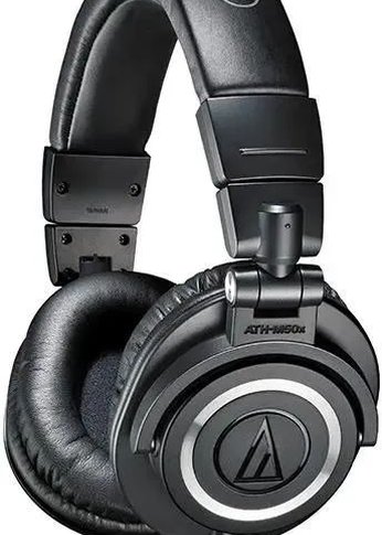 Наушники мониторные Audio-Technica ATH-M50X 1.2м черный проводные оголовье (15117007)