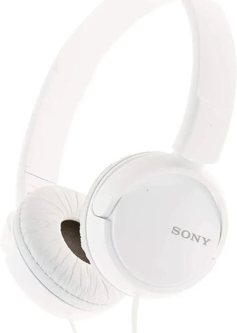 Наушники накладные Sony MDR-ZX110 1.2м белый проводные оголовье (MDR-ZX110/WZE)