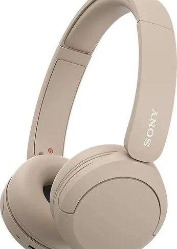 Наушники накладные Sony WH-CH520 бежевый беспроводные bluetooth оголовье (WH-CH520/C)