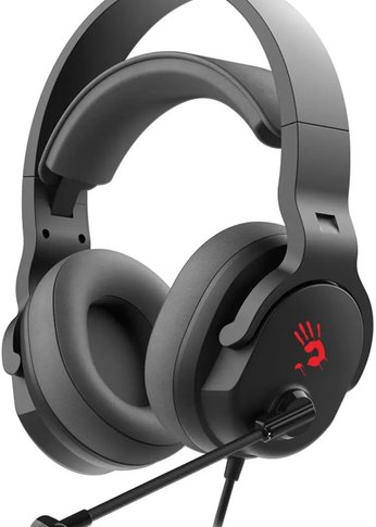Наушники с микрофоном A4Tech Bloody G330p черный 2м мониторные оголовье (G330P)