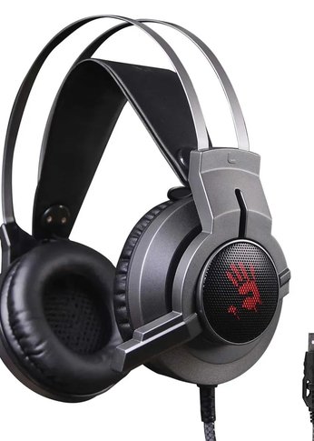 Наушники с микрофоном A4Tech Bloody G437 черный 1.8м мониторные оголовье (G437)