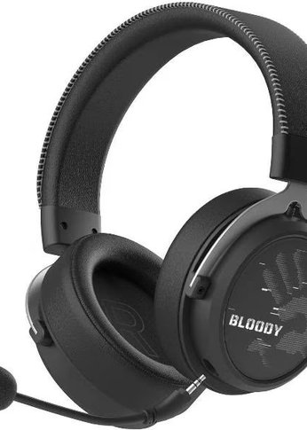 Наушники с микрофоном A4Tech Bloody MR590 Sports черный 1.5м мониторные BT/Radio/3.5mm оголовье (MR590 + WIRED/SPORT BLACK)