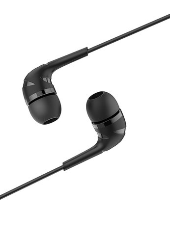 Наушники с микрофоном Hoco M40 Многофункциональная кнопка, 1.2м, 3.5 mm jack, Black