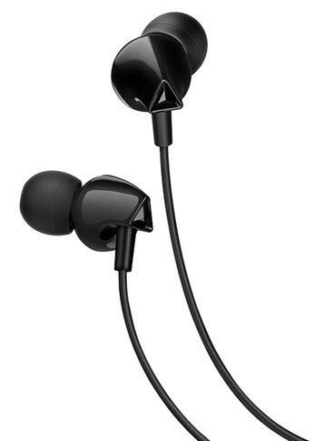 Наушники с микрофоном Hoco M60 Кнопка ответа, 1.2м, 3.5 mm jack, Black