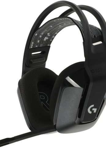 Наушники с микрофоном Logitech G733 Lightspeed черный мониторные Radio оголовье (981-000864)