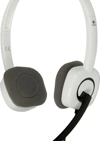 Наушники с микрофоном Logitech Stereo Headset (Borg) H150 981-000350 white