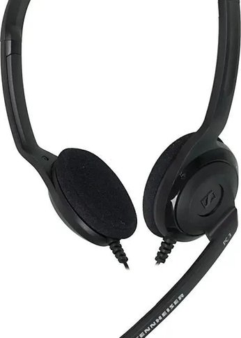 Наушники с микрофоном Sennheiser PC 3 CHAT черный 2м накладные оголовье (504195)