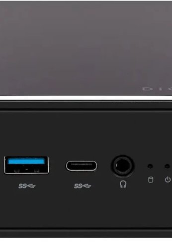 Неттоп Digma Pro Minimax U1 i5 1240P (1.7) 16Gb SSD512Gb UHDG Windows 11 Professional GbitEth WiFi BT 60W темно-серый/черный (DPP5-ADXW02)