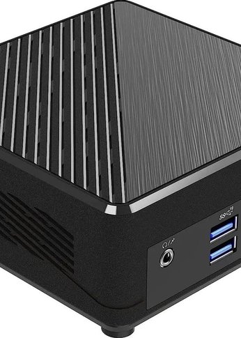 Неттоп MSI Cubi N ADL-037XRU slim N-series N100 (0.8) 8Gb SSD256Gb UHDG noOS 2xGbitEth WiFi BT 65W черный (9S6-B0A911-200)