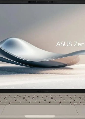 Ноутбук 14" Asus Zenbook 14 UX3407QA-QD197W бежевый Snapdragon X X1-26-100 16Gb/512Gb Qualcomm Adreno W11H (90NB1501-M00850)