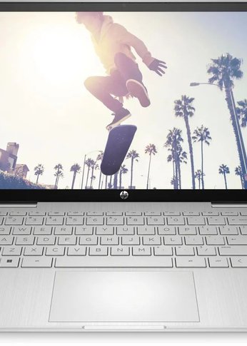 Ноутбук 14" HP Pavilion x360 14-ek2005ci Core 5 120U 16Gb SSD512Gb Intel Graphics  IPS Touch FHD (1920x1080) Free DOS silver WiFi BT Cam (A16JVEA)