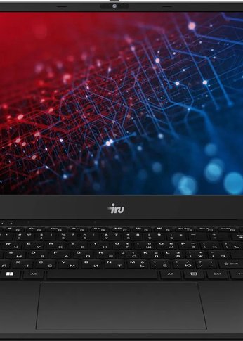 Ноутбук 14" IRU Planio 14ING черный N100 8Gb/256Gb IrisXeGr DOS (2058902)