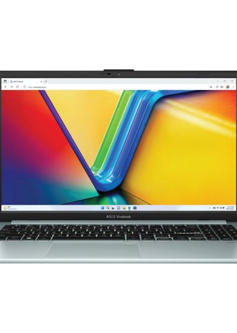 Ноутбук 15.6" Asus Vivobook Go 15 E1504FA-BQ089 зелено-серый R5-7520U 8GB/512GB AMDRadeon DOS (90NB0ZR3-M00L20)