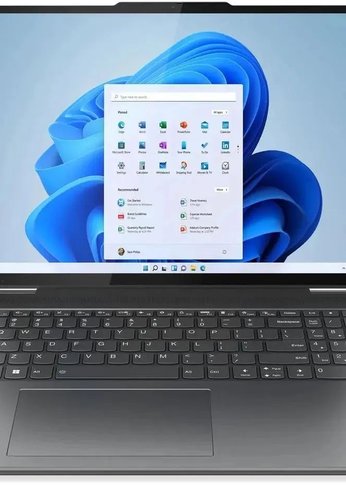 Ноутбук 16" Lenovo Yoga 7 16IRL8 Core i5 1340P 16Gb SSD512Gb Intel Iris Xe graphics  IPS Touch 2.5K (2560x1600) Windows 11 Home grey WiFi BT Cam (82YN