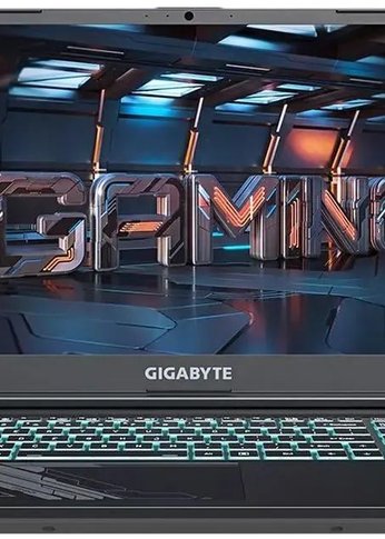 Ноутбук Gigabyte G5 Core i5 12500H 16Gb SSD512Gb NVIDIA GeForce RTX4050 6Gb 15.6" IPS FHD (1920x1080) Windows 11 Home black WiFi BT Cam (MF-E2KZ313SH