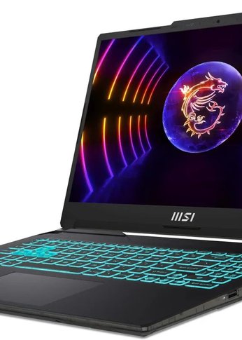 Ноутбук MSI Cyborg 15 A12VF-868RU Core i7 12650H 16Gb SSD512Gb NVIDIA GeForce RTX4060 8Gb 15.6" IPS FHD (1920x1080) Windows 11 Home black WiFi BT Cam