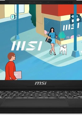 Ноутбук MSI Modern 14 H D13MG-090RU Core i5 13420H 16Gb SSD512Gb Intel UHD Graphics 14" IPS FHD+ (1920x1200) Windows 11 Professional black WiFi BT Ca