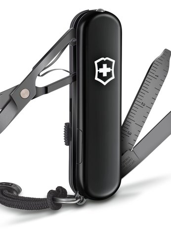 Нож перочинный Victorinox Signature Lite Onyx Black (0.6226.31P) 58мм 8функц. черный подар.коробка