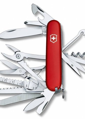 Нож перочинный Victorinox SwissChamp (1.6795) 91мм 33функц. красный карт.коробка