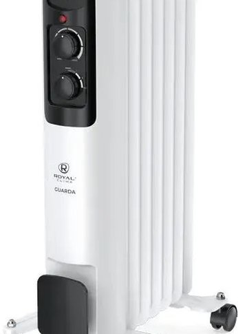 Обогреватель масляный Royal Clima Guarda ROR-GU7-1500M 1500Вт белый/серый