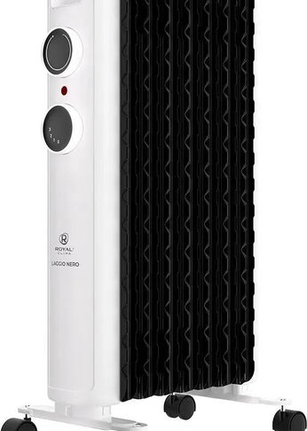 Обогреватель масляный Royal Clima Laggio Nero ROR-LN7-1500M 1500Вт белый/серый
