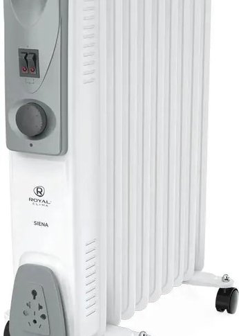 Обогреватель масляный Royal Clima Siena ROR-S9-2000M 2000Вт белый/серый
