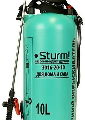 Опрыскиватель Sturm! 3016-20-10 10л голубой/черный