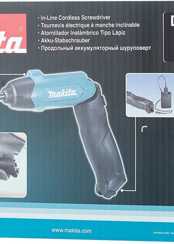 Отвертка аккум. Makita DF001DW аккум. патрон:шестигранник 6.35 мм (1/4) (кейс в комплекте)