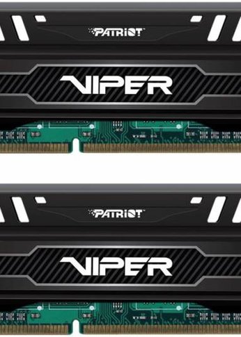 Память DDR3 2x4Gb 1600MHz Patriot PV38G160C9K Viper 3 RTL PC3-12800 CL9 DIMM 240-pin 1.5В с радиатором Ret