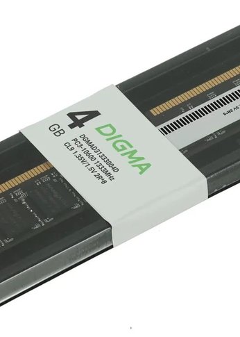 Память DDR3 4Gb 1333MHz Digma DGMAD31333004D RTL PC3-10600 CL9 DIMM 240-pin 1.5В dual rank Ret