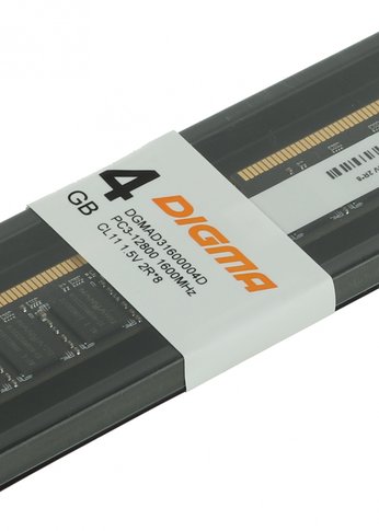 Память DDR3 4Gb 1600MHz Digma DGMAD31600004D RTL PC3-12800 CL11 DIMM 240-pin 1.5В dual rank Ret