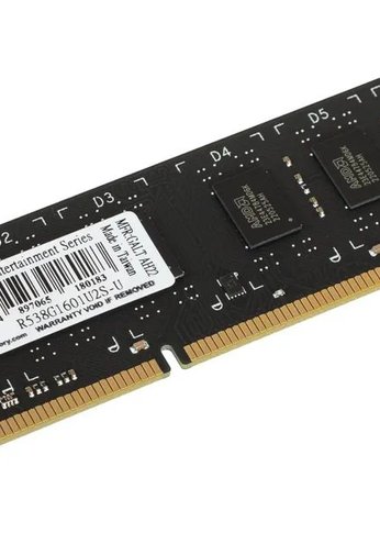 Память DDR3 8Gb 1600MHz AMD R538G1601U2S-U RTL PC3-12800 CL11 DIMM 240-pin 1.5В Ret