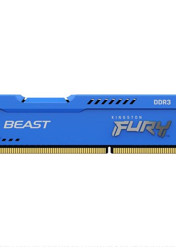 Память DDR3 8GB 1600MHz Kingston KF316C10B/8 FURY Beast Blue PnP 2RX8 10-10-10 1.5V 240-pin 4Gbit