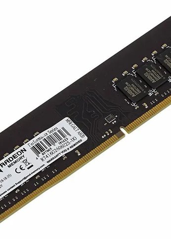 Память DDR4 16Gb 2666MHz AMD R7416G2606U2S-UO PC4-21300,